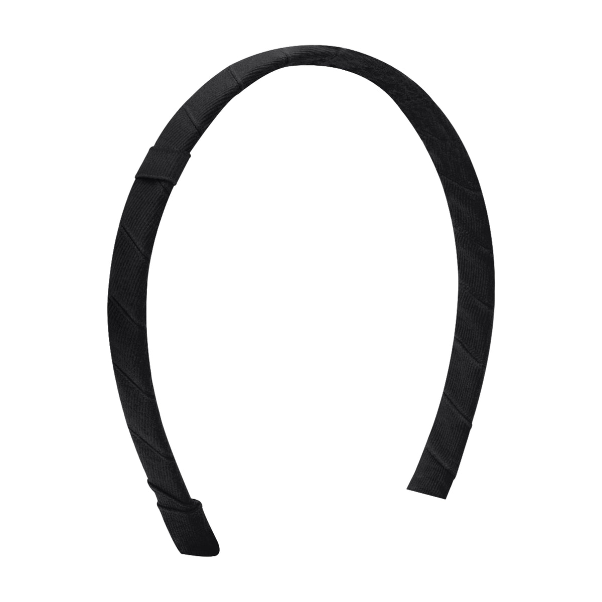 Black Add-A-Bow Grosgrain Headband