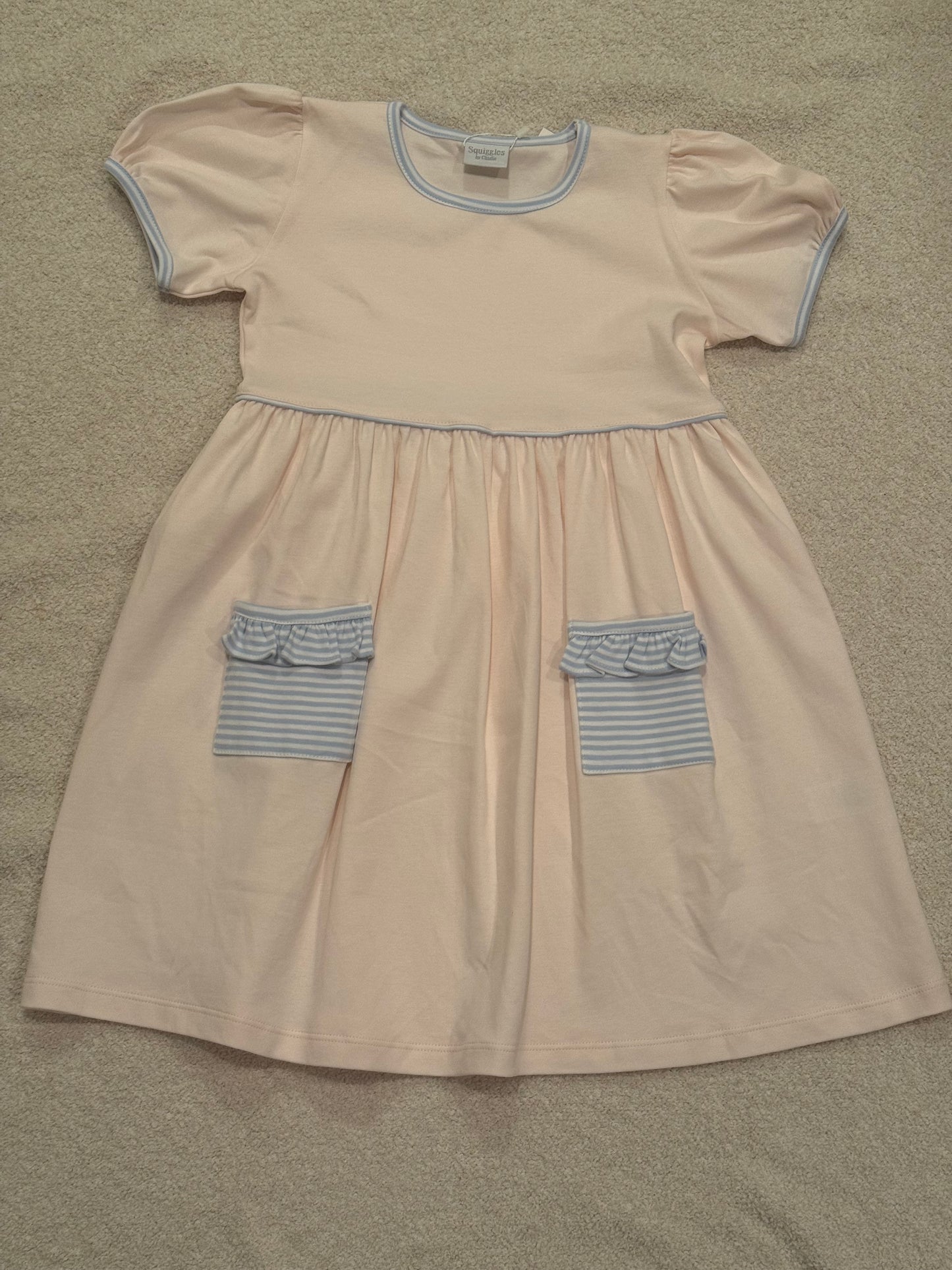 Sadie Dress - Pink and Blue
