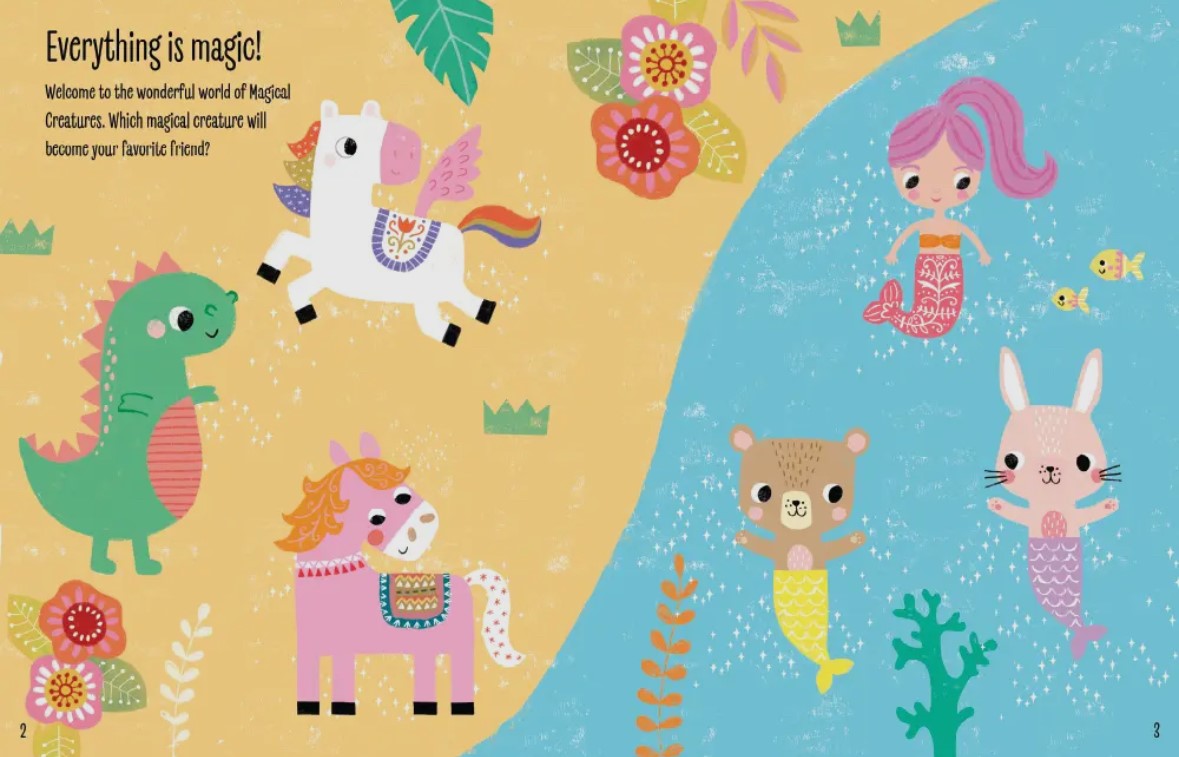 Magical Creatures Sticker Book