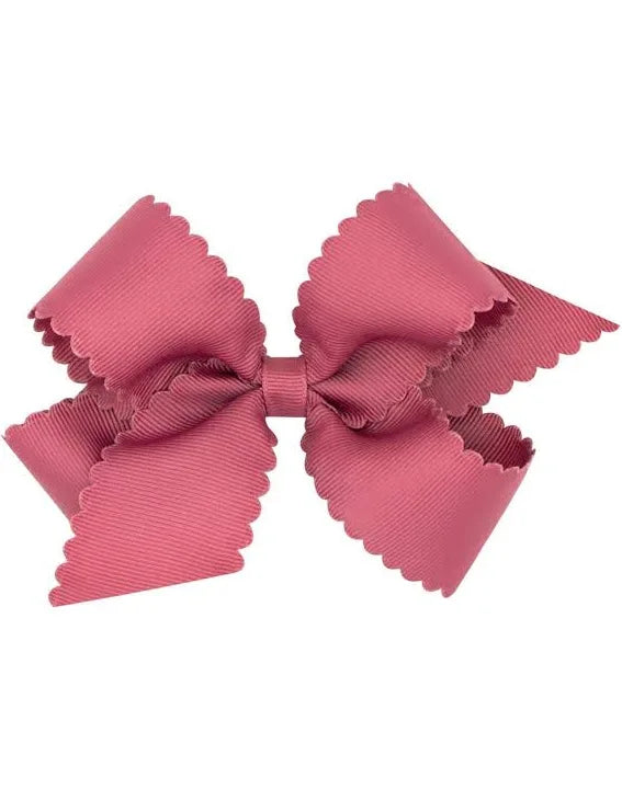 Colonial Rose Scalloped Bow