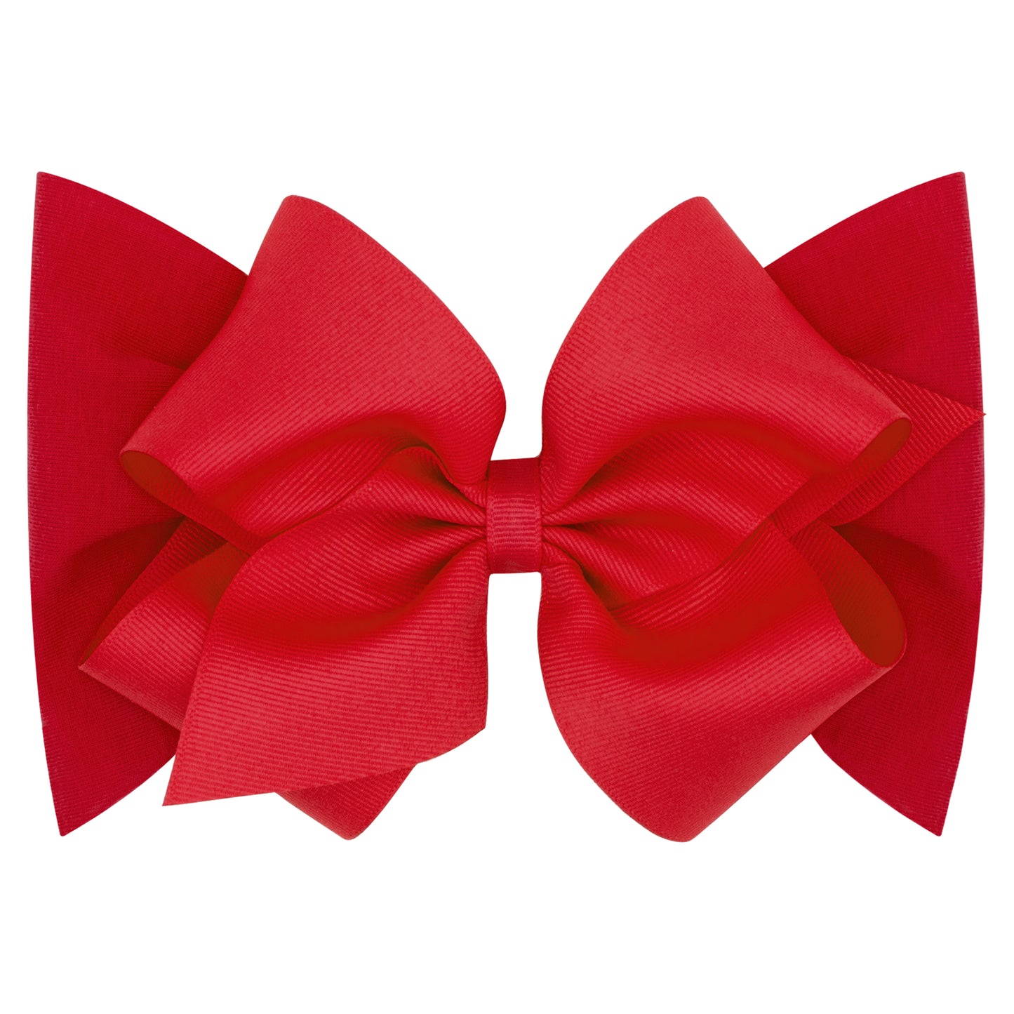 Red Small King Grosgrain Bow Matching Cotton Jersey Baby Headband