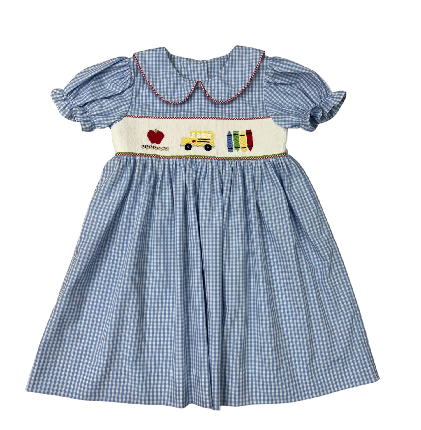 Wheels on the Bus Smocked Dress