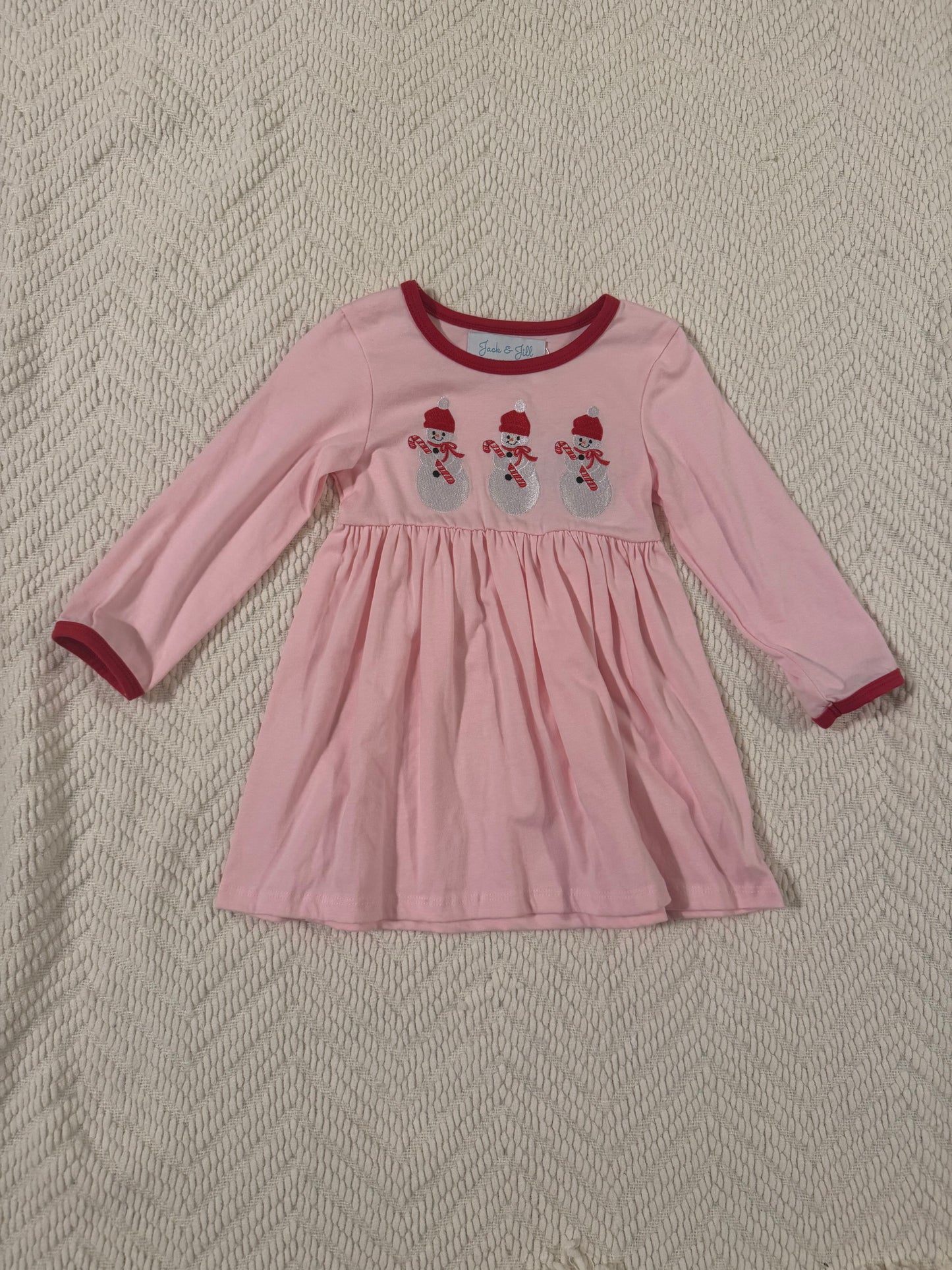 Pink Snowman Dress