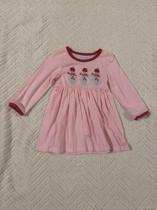Pink Snowman Dress