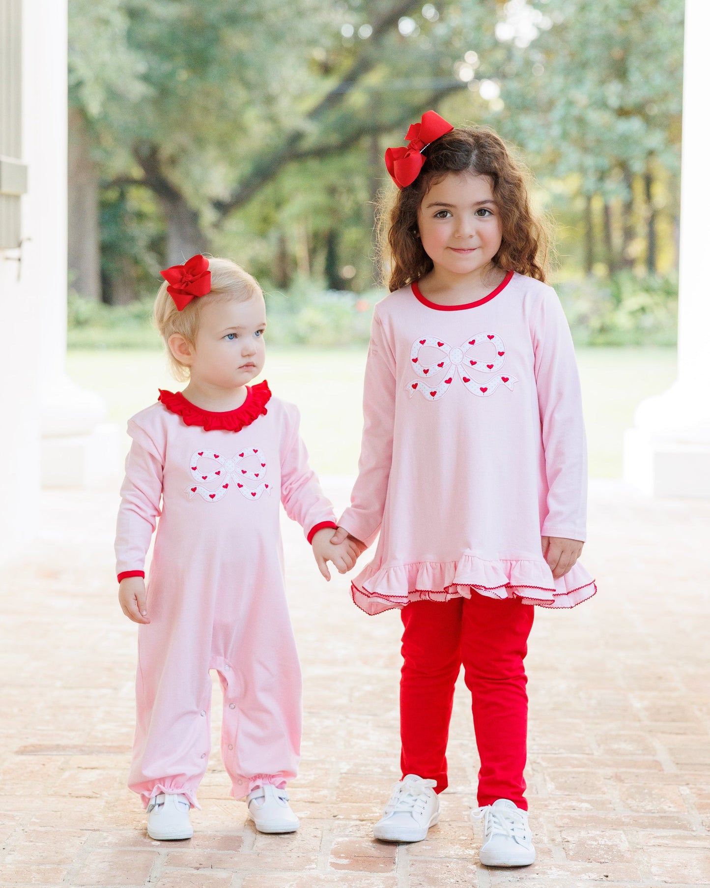 Cupid's Bow Ruffle Romper