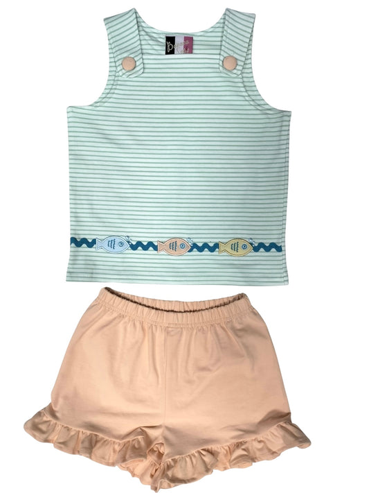 Go Fish Girl Short Set