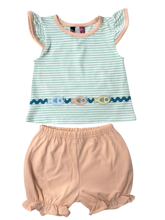 Go Fish Girl Bloomer Set