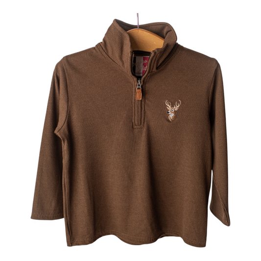Deer Boys Quarter Zip Pullover