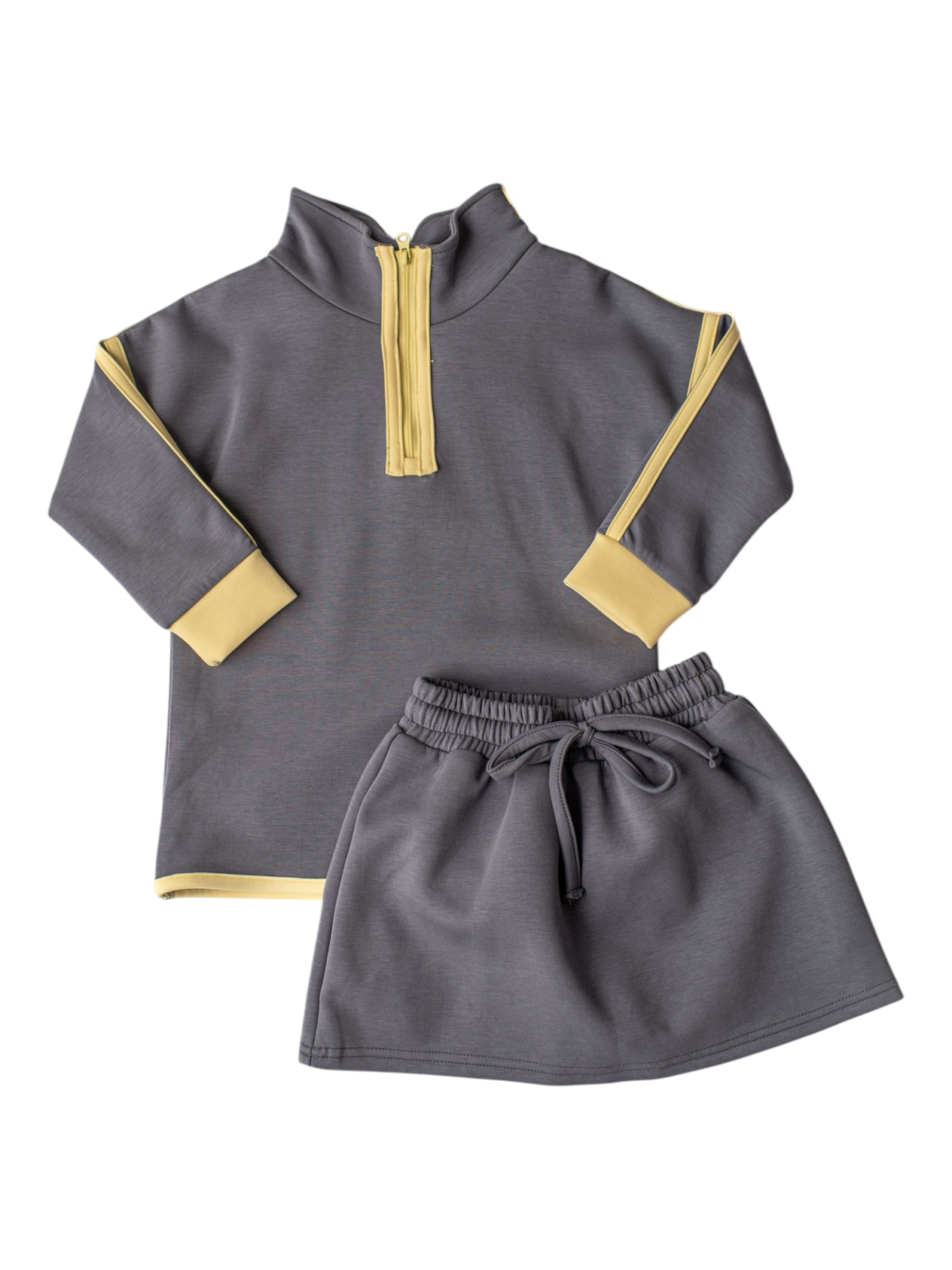 Celina Quarter Zip Skort Set - Indigo