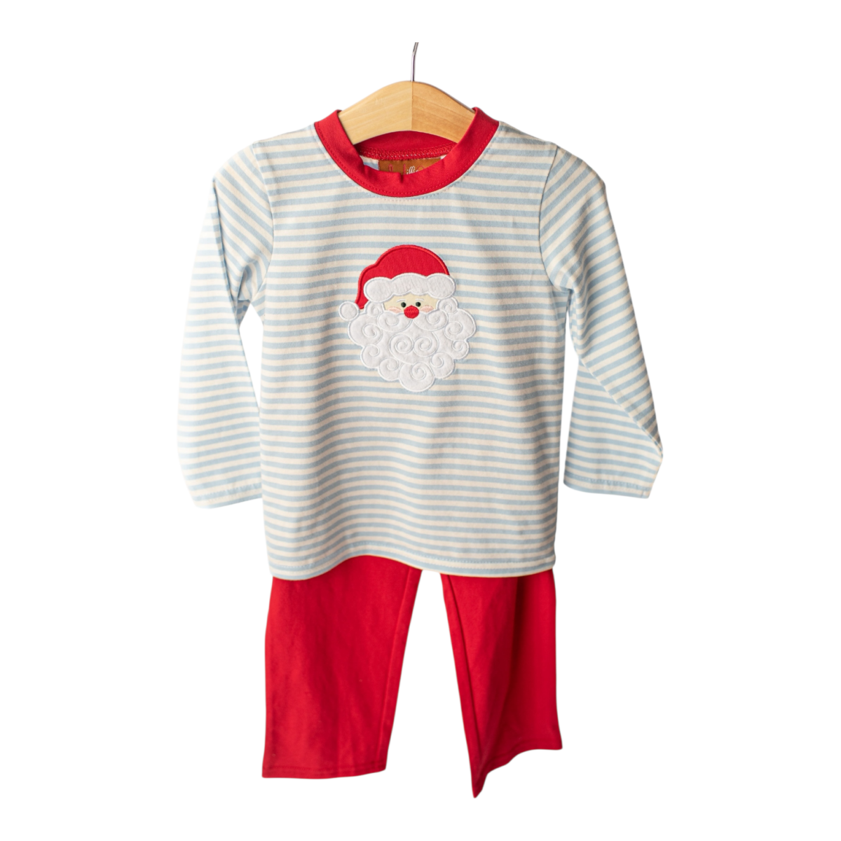 Ho Ho Ho Applique Boys Pant Set