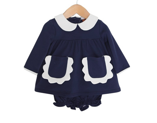 Reese Bloomer Set- Navy