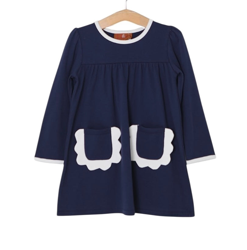 Izzie Dress- Navy