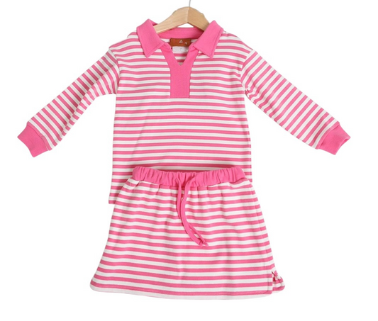 Isabelle Skort Set- Pink