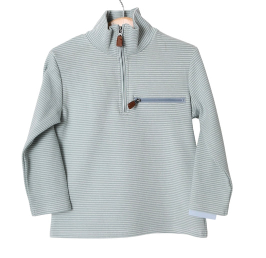 Kingston 1/4 Zip Pullover- Sage