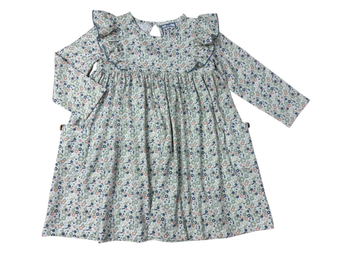 Vintage Ditsy Pocket Dress