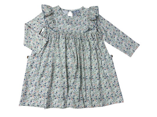 Vintage Ditsy Pocket Dress
