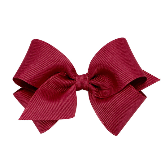Cranberry Grosgrain Bow