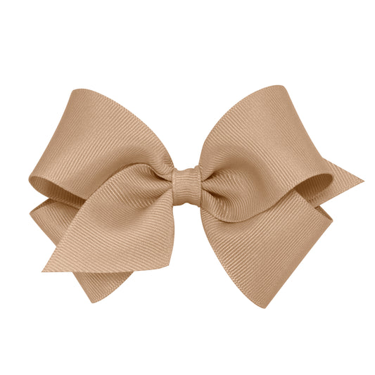 Oatmeal Grosgrain Bow