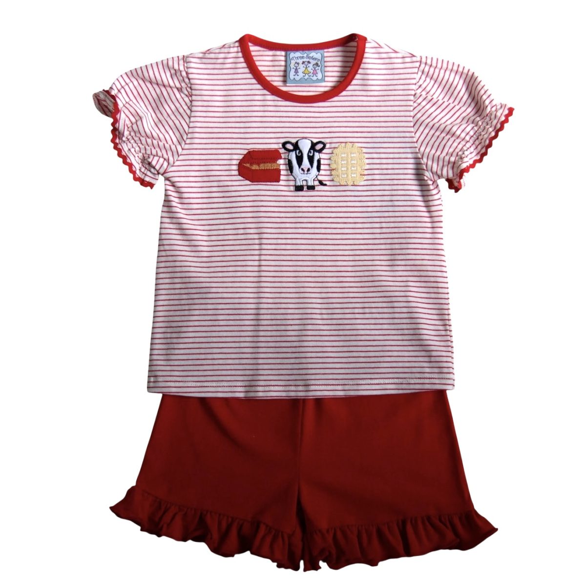 Chicken Kids Meal Short Set - Girls