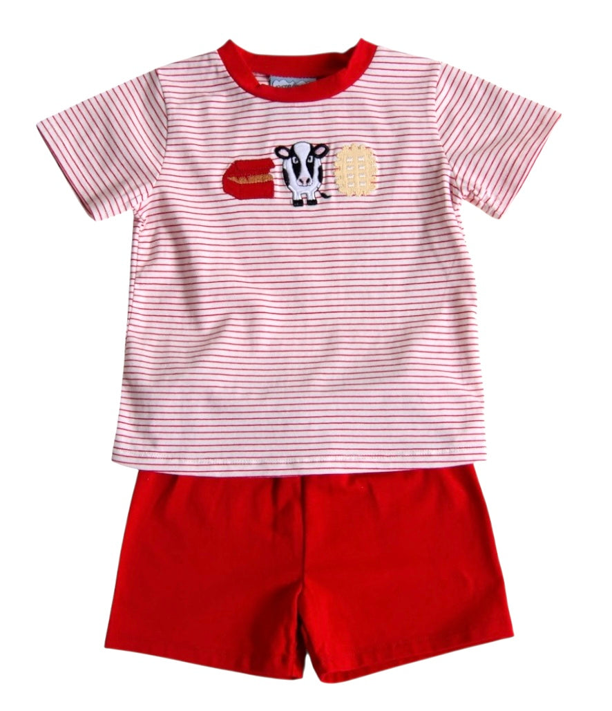 Chicken Kids Meal Short Set - Boys