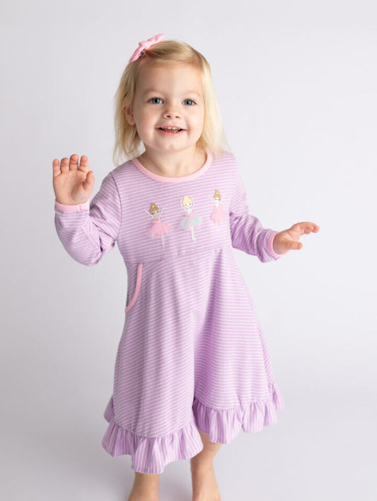 Ballerina Appliqué Dress