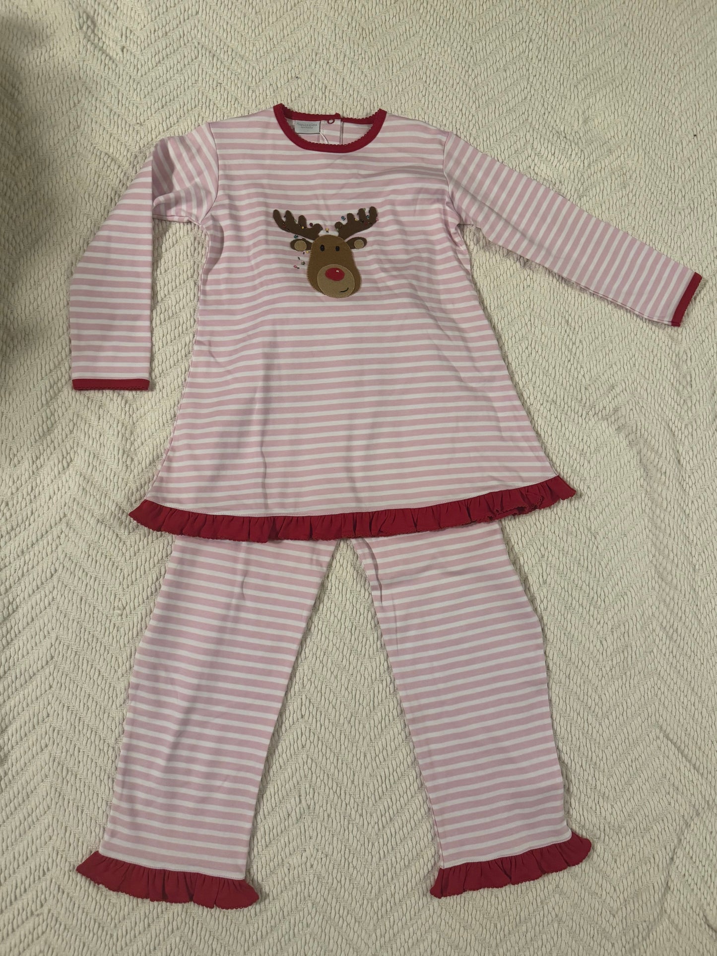 Pink Reindeer Pant Set