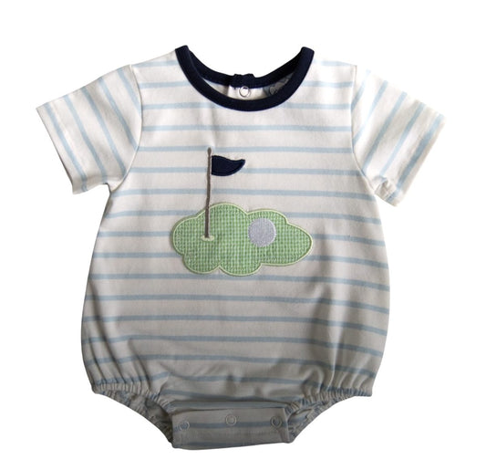 Golf Applique Bubble - Boys
