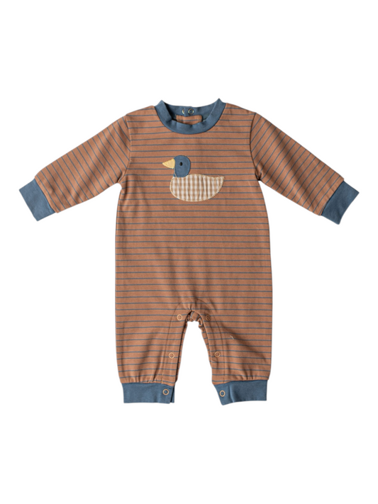Duck Appliqué Boys Romper