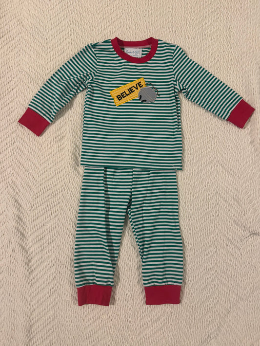 Boys Polar Express Pant Set