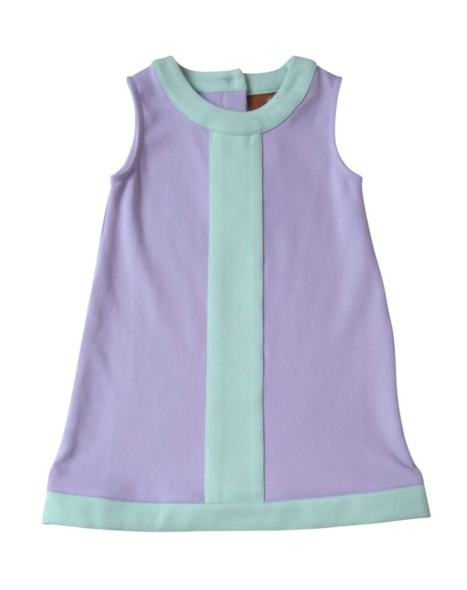 Collins Dress - Purple and Mint