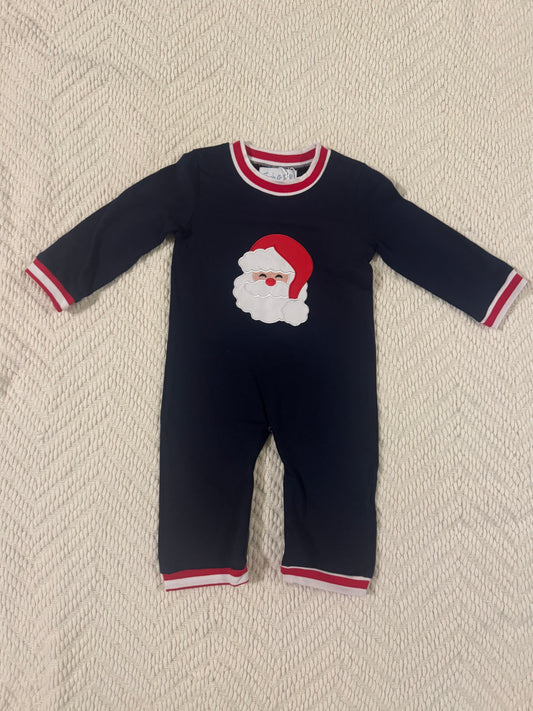 Navy Santa Romper