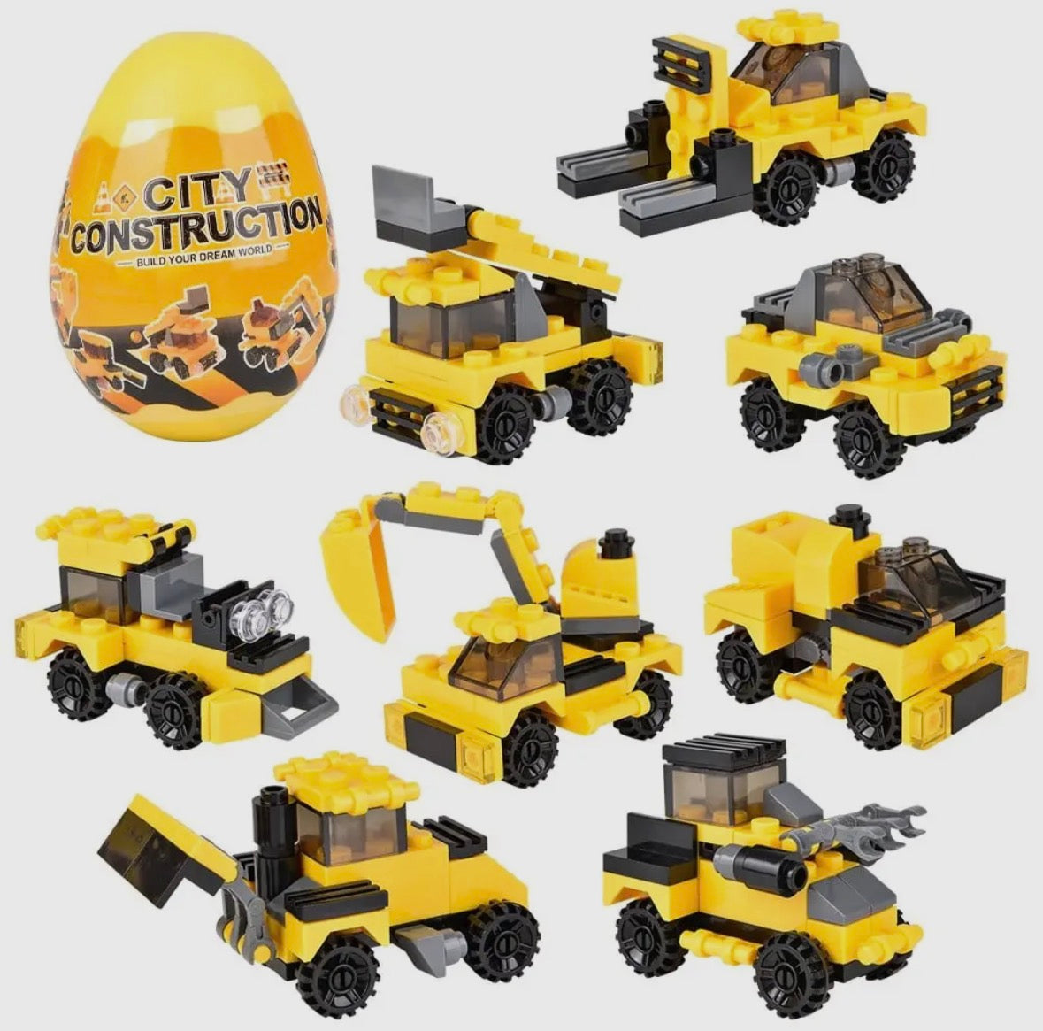 Building Block Construction Truck Toy