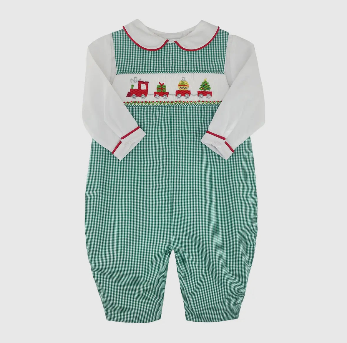 Smocked Christmas Train Longall