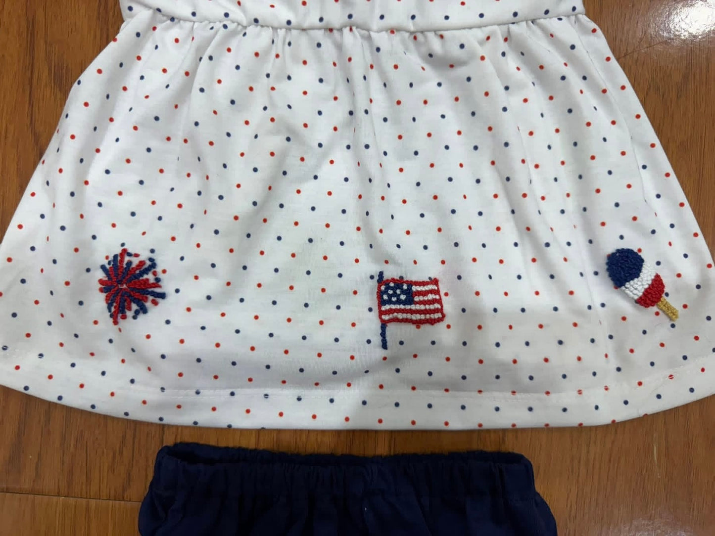 Land of the Free Girls Diaper Set