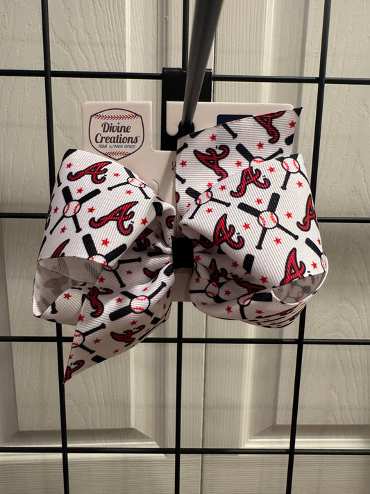 Atlanta Braves Grosgrain King Bow