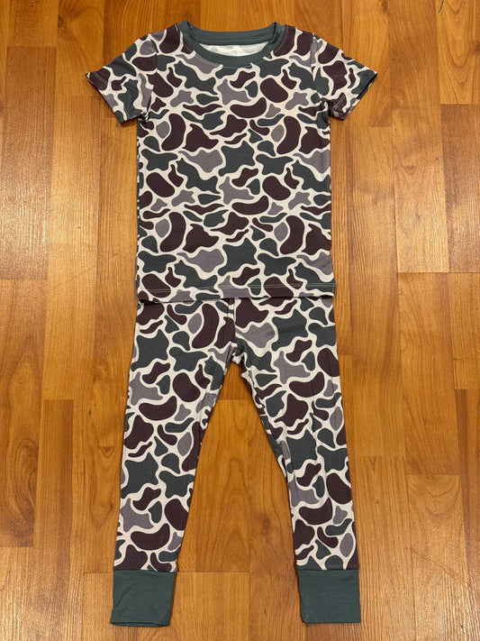 Hideaway Bamboo Short Sleeve Pant Set