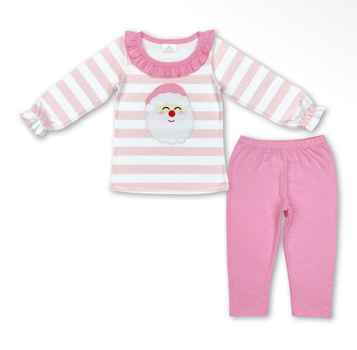 Santa Stripe Pant Set
