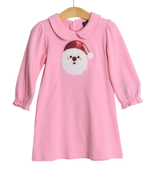 Santa Sparkle Applique Dress