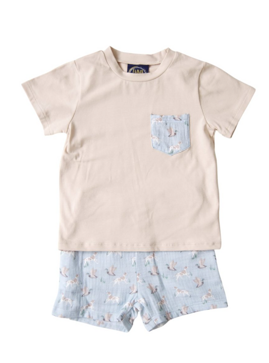 Duck Hunting Boys Short Set
